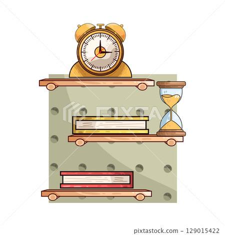 illustration of study time illustration of study time 129015422