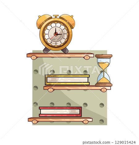 illustration of study time illustration of study time 129015424