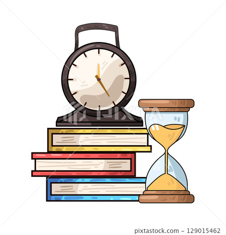 illustration of study time 129015462