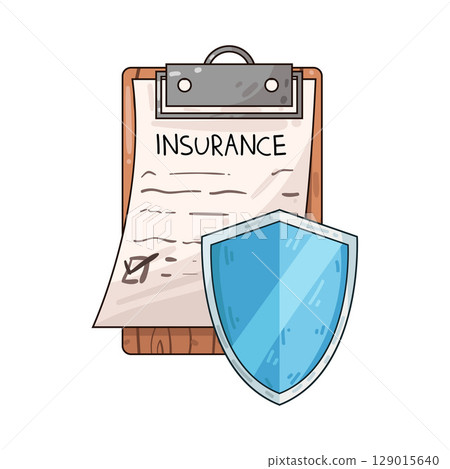 illustration of insurance policy illustration of insurance policy 129015640