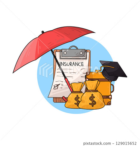illustration of insurance illustration of insurance 129015652
