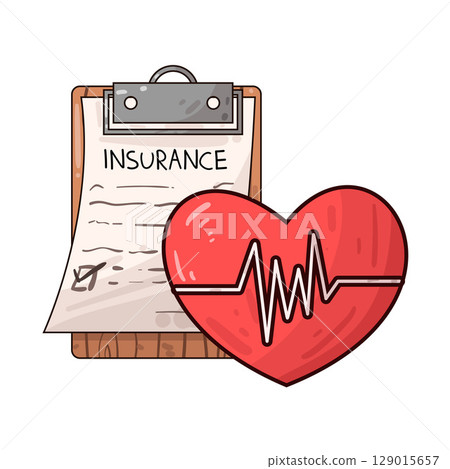 illustration of health insurance 129015657