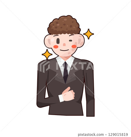 illustration of businessman 129015819