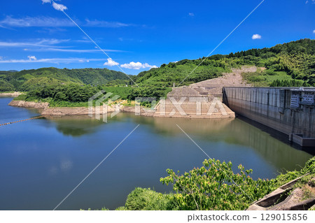 <Shimane Prefecture> Obara Dam's water storage rate has dropped (to the 30% range) due to low rainfall <Shimane Prefecture> Obara Dam's water storage rate has dropped (to the 30% range) due to low rainfall 129015856