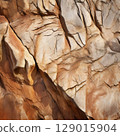 the AI Image Generator, Textured Sandstone Formation with Unique Erosion Patterns 129015904