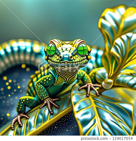 多彩的壁虎 129017054