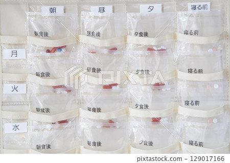 Medicine in a Calendar Pocket - Medicine Calendar 129017166