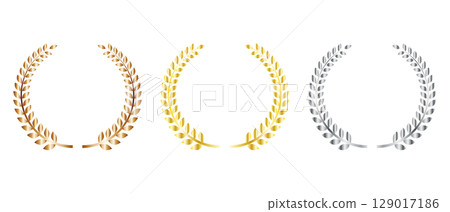 Ranking laurel icon illustration blank Ranking laurel icon illustration blank 129017186