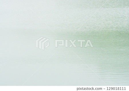 Rainy season morning: misty water surface 14 Rainy season morning: misty water surface 14 129018111