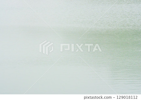 Rainy season morning: misty water surface 15 Rainy season morning: misty water surface 15 129018112