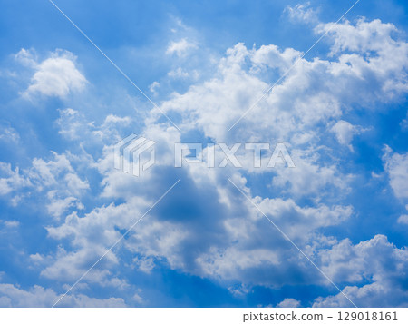 Blue Sky White Cloud 129018161