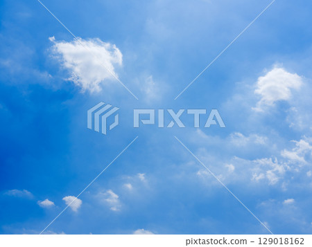 Blue Sky White Cloud 129018162