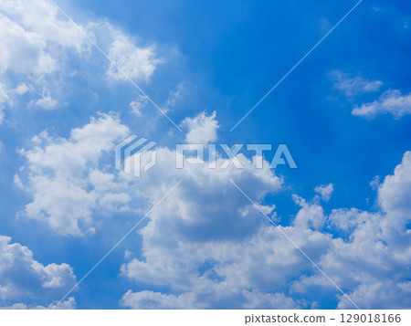 Blue Sky White Cloud 129018166