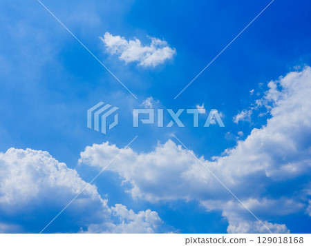 Blue Sky White Cloud Blue Sky White Cloud 129018168