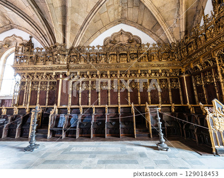 Gold gleeming Manueline choir Gold gleeming Manueline choir 129018453