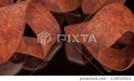 The Rusty Abstract Background for texture concept 3d rendering. 129018928