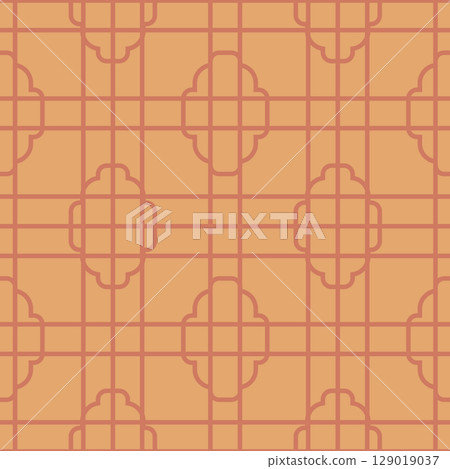 Warm Geometric Abstract Grid Pattern Warm Geometric Abstract Grid Pattern 129019037
