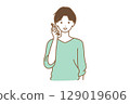 一個跟智能手機說話的人 129019606