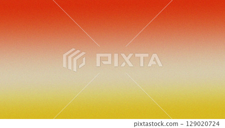 Gradient background with grainy texture in red, orange, and yellow tones. Abstract noise effect for design, poster, or wallpaper 129020724