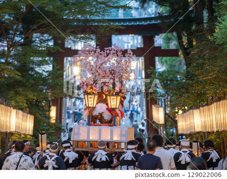 Yahiko Shrine's large lantern festival: 129022006