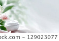 Cosmetics and medical wallpaper, light abstract 129023077