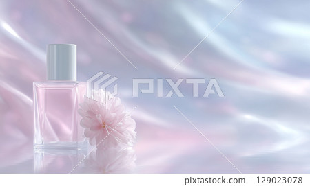 Cosmetics and medical wallpaper, light abstract 129023078