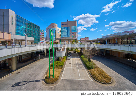 從神奈川縣川崎市高津區溝口站北口步行平台往Nocti Plaza方向 129023643