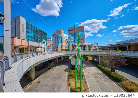 從神奈川縣川崎市高津區溝口站北口步行平台往Nocti Plaza方向 129023644