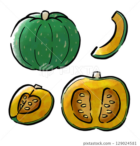 手繪南瓜 129024581