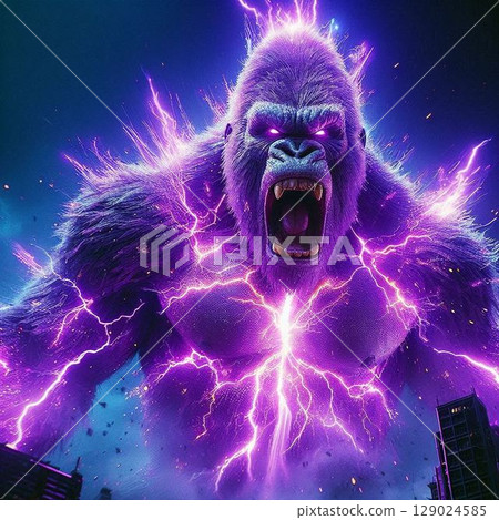 巨型大猩猩插圖 129024585