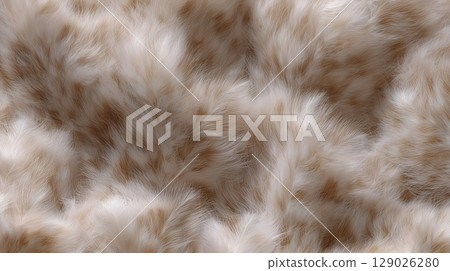 Realistic fur texture background of spotted owl feather pattern Realistic fur texture background of spotted owl feather pattern 129026280