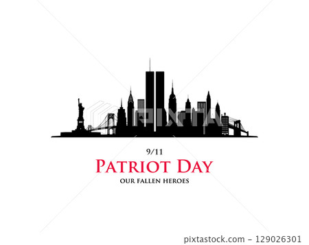 Patriot Day banner. 129026301