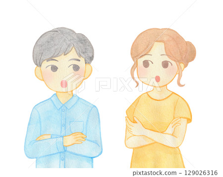 男人和女人正在交談 05 129026316