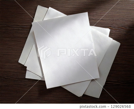 Blank paper frame Blank paper frame 129026568