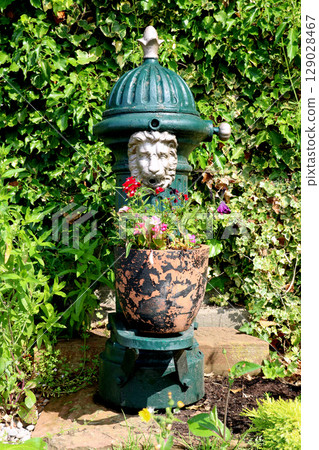 Obsolete Old Disused Drinking Fountain in an Overgrown Village Location Obsolete Old Disused Drinking Fountain in an Overgrown Village Location 129028467