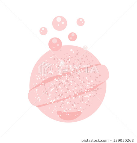 Bath bomb illustration 129030268