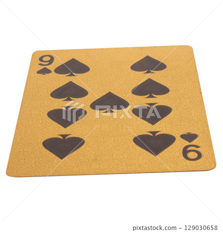 card gambling nine spades gold 129030658