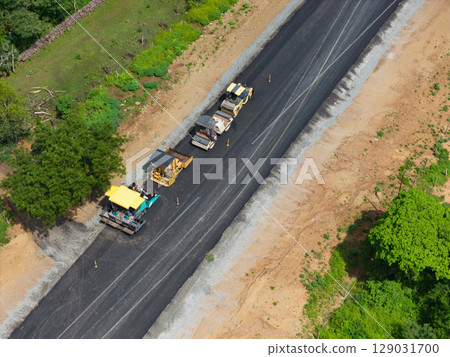Rebuilding asphalt road theme Rebuilding asphalt road theme 129031700