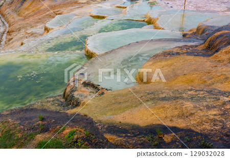 Thermal springs and terraces of Pamukkale Thermal springs and terraces of Pamukkale 129032028