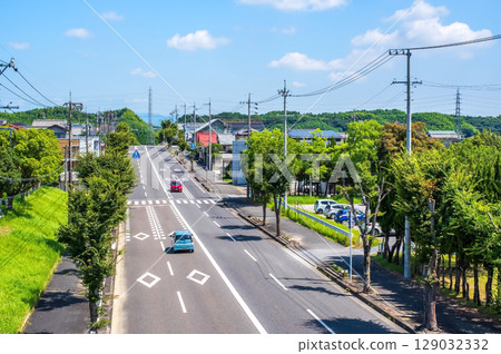 Residential area scenery "Sasagawa Danchi, Yokkaichi City, Mie Prefecture" 129032332