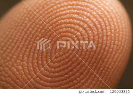 Close-up Fingerprint Detail 129033885