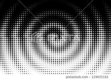 Black Halftone Spiral Pattern With Fade Effect Black Halftone Spiral Pattern With Fade Effect 129035182
