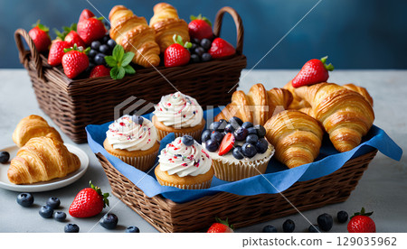 muffins with berries muffins with berries 129035962