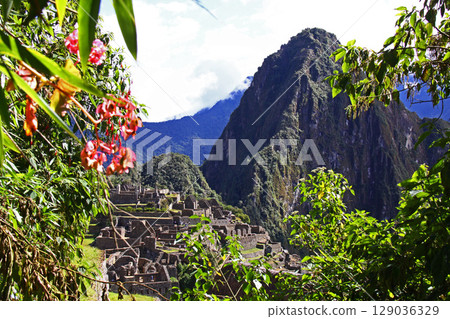 Machu Picchu ruins, Peru, South America 129036329