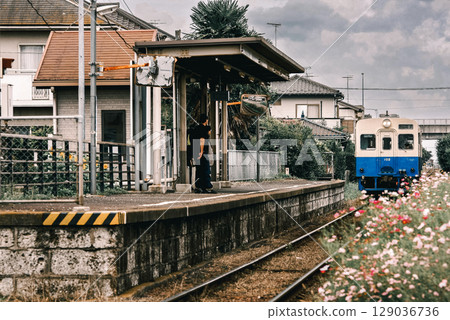 Scenery from the Kanto Railway Joso Line: JNR-type Kiha 100 series trains 129036736