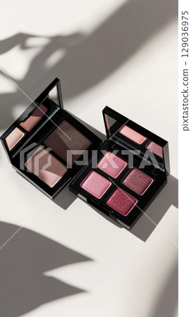Makeup palette with blush shades 129036975