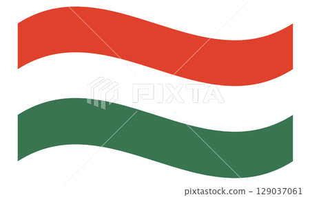 National Flag of Hungary, Hungary waving flag 129037061