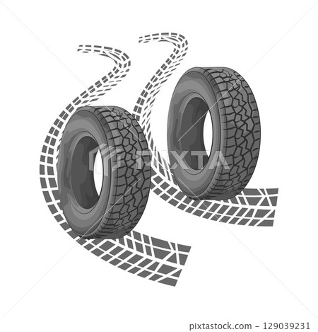 Illustration of Tire  129039231