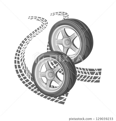 Illustration of Tire  129039233