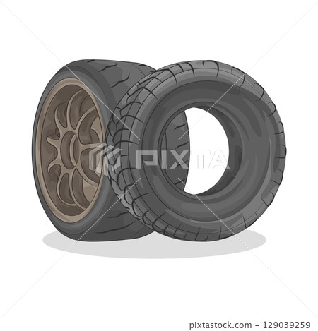 Illustration of Tire  129039259